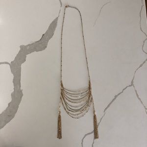 Anthropologie Jewelry - Layered Chain Tassel Necklace Anthropologie Jewelry - Layered Chain Tassel Necklace